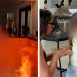 ABD'de bir kadın &ccedil;ocuğunun ellerine sıcak mum d&ouml;k&uuml;p evi yakma su&ccedil;lamasıyla tutuklandı