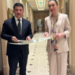 Esma Ersin'den Hasan Doğan'a Z&uuml;lfikarlı teşekk&uuml;r
