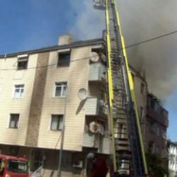 Gaziosmanpaşa'da korkutan yangın
