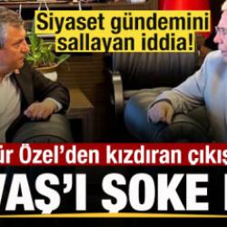 &Ouml;zg&uuml;r &Ouml;zel Mansur Yavaş'ı şoke etti! Siyaset g&uuml;ndemini sallayan iddia!