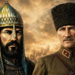 1071&rsquo;i de 1922&rsquo;yi de tazimle selamlıyoruz&hellip; Alparslan da bizim Mustafa Kemal de