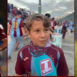 Trabzonsporlu minik taraftarın taktik analizi g&uuml;ndem oldu