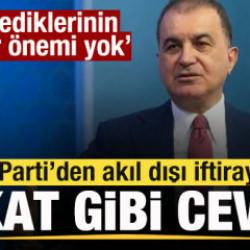 AK Parti'den akıl dışı iftiraya sert tepki: S&ouml;ylediklerinin hi&ccedil;bir &ouml;nemi yok