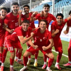 Akdeniz Oyunları'nda U20 millilerden şov! Kuzey Makedonya'yı zorlanmadan ge&ccedil;ti