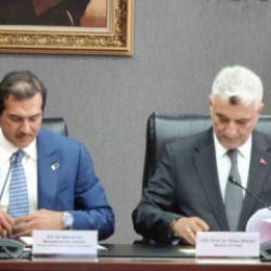Bakan Bolat, Katarlı Mevkidaşı Al Sayed ile g&ouml;r&uuml;şt&uuml;