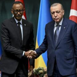 Cumhurbaşkanı Erdoğan, Ruanda Cumhurbaşkanı Kagame ile g&ouml;r&uuml;şt&uuml;
