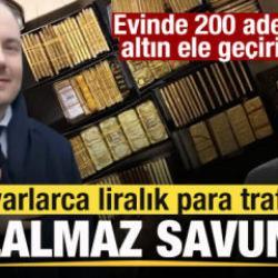 Evinde 200 adet k&uuml;l&ccedil;e altın ele ge&ccedil;irilmişti! Hilmi Tuna Kuriş'in ifadesi ortaya &ccedil;ıktı! 