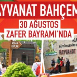 Kayseri Hayvanat Bah&ccedil;esi, 30 Ağustos Zafer Bayramı'nda &uuml;cretsiz ziyaret edilebilecek