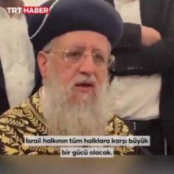 İsrail Baş Hahamı Yosef'ten Gazze i&ccedil;in yok etme &ccedil;ağrısı