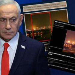 İsrail'in savaş propagandasından Bağdat g&ouml;r&uuml;nt&uuml;leri &ccedil;ıktı