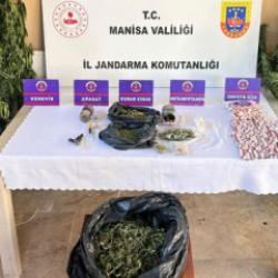 Manisa'da uyuşturucu operasyonu; 4 tutuklama