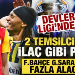 Şampiyonlar Ligi'nde 2 temsilcimize &ccedil;ılgın para! Fenerbah&ccedil;e, Galatasaray&rsquo;dan fazla alacak