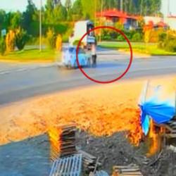 Samsun'da bisikletli Esra&rsquo;nın &ouml;ld&uuml;ğ&uuml; kaza kamerada