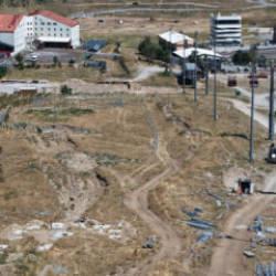 Erciyes'te dikkat &ccedil;eken proje! Dağ kızağı rayları yerine oturuyor 