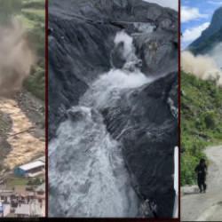 Nepal'deki sel felakatinin yeni g&ouml;r&uuml;nt&uuml;leri ortaya &ccedil;ıktı!