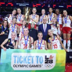 A Milli Kadın Voleybol Takımı, Los Angeles 2028 Olimpiyat Oyunları biletini aldı