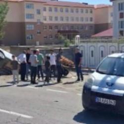 Ağrı'da trafik kazası: 4 kişi yaralandı