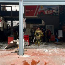 Edirne'de otomobil tamirhanesinde patlama: 1'i ağır, 2 yaralı
