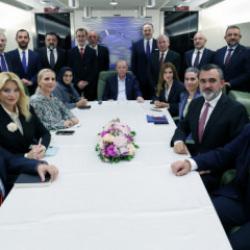 Erdoğan'dan Kırgızistan ziyareti d&ouml;n&uuml;ş&uuml; &ouml;nemli a&ccedil;ıklamalar