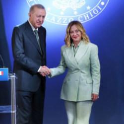 Meloni'den Cumhurbaşkanı Erdoğan'a teşekk&uuml;r