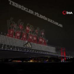 Millilerin Avrupa şampiyonluğu coşkusu g&ouml;ky&uuml;z&uuml;ne taşındı