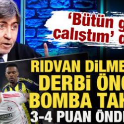 Rıdvan Dilmen'den derbi &ouml;ncesi bomba tahmin! "3-4 puan &ouml;nde bitirir"