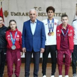 &Uuml;mraniyeli sporculardan uluslararası arenada b&uuml;y&uuml;k başarı