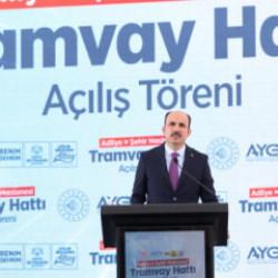 Konya&rsquo;nın raylı sistem ağını g&uuml;&ccedil;lendirecek Adliye-Şehir Hastanesi hattı a&ccedil;ıldı