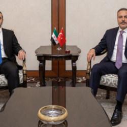 Bakan Fidan, Suriyeli mevkidaşıyla g&ouml;r&uuml;şt&uuml;