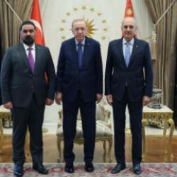 Başkan Erdoğan, Irak Temsilciler Meclisi Başkanı Halbusi'yi kabul etti