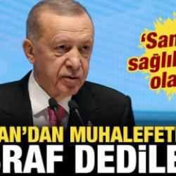 Erdoğan'dan muhalefete tepki: Şehir hastanelerine israf dediler
