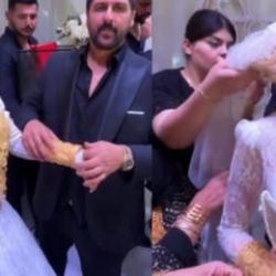Fenomen &Ccedil;ağla &Ouml;z, Vanlı Kara Haydar ile evlendi! Takılan altın dudak u&ccedil;uklattı