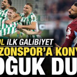 Tek gol ilk galibiyet! Trabzonspor'a Konya'da soğuk duş