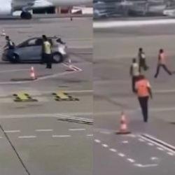 Avrupa'nın g&ouml;beğinde evlere şenlik g&uuml;venlik! Trajikomik anlar