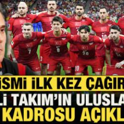 A Milli Takım'ın Uluslar Ligi kadrosu a&ccedil;ıklandı! 4 isim ilk kez davet aldı