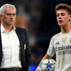Jose Mourinho Arda G&uuml;ler'i &ouml;ve &ouml;ve bitiremedi!