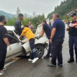 Kastamonu&rsquo;da feci kaza! 2 ara&ccedil; &ccedil;arpıştı: 1&rsquo;i bebek 7 yaralı