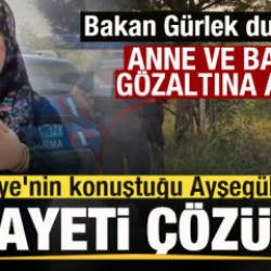 T&uuml;rkiye'nin konuştuğu Ayşeg&uuml;l Yaşar cinayeti aydınlatıldı! Anne ve babası g&ouml;zaltına alındı