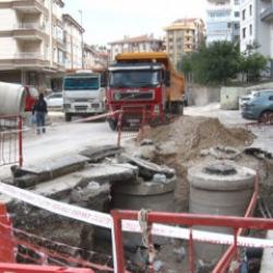 Ankara'da altyapı &ccedil;ilesi! Kanalizasyon taştı...