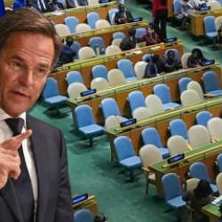 Rutte'den BM Genel Kurulunu terk eden &uuml;lkelere Netanyahu tepkisi
