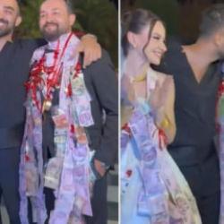 Altını bile solladı: D&uuml;ğ&uuml;n hediyesi dudak u&ccedil;uklattı! B&ouml;ylesi hi&ccedil; g&ouml;r&uuml;lmedi