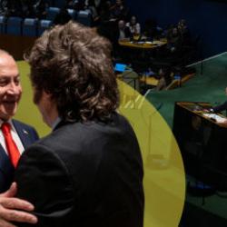 Arjantin lideri Milei'den BM'de yuhalanan Netanyahu'ya: Tarihin en b&uuml;y&uuml;k liderlerindensin