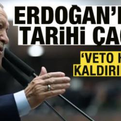 Başkan Erdoğan'dan tarihi &ccedil;ağrı: Veto hakkı kaldırılmalı