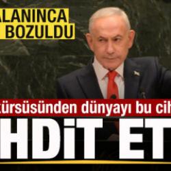 BM k&uuml;rs&uuml;s&uuml;nde yuhalandı ayarı bozuldu! D&uuml;nyayı cihazla tehdit etti