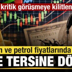 D&uuml;nya kritik g&ouml;r&uuml;şmeye kilitlendi! Altın ve petrol fiyatlarında ibre tersine d&ouml;nd&uuml;