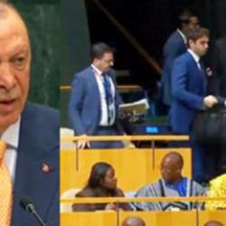 Erdoğan su&ccedil;larını bir bir y&uuml;zlerine vurdu: Dayamayıp salonu terk ettiler