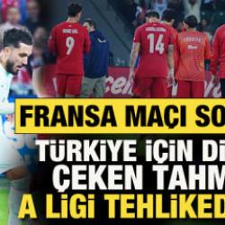 Fransa ma&ccedil;ı sonrası T&uuml;rkiye i&ccedil;in dikkat &ccedil;eken Uluslar Ligi tahmini! A Ligi Tehlikede mi?