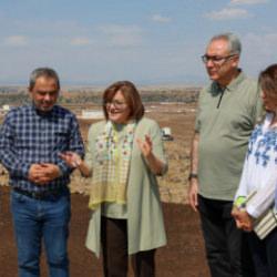 Başkan Şahin, yeni tugay alanında incelemelerde bulundu