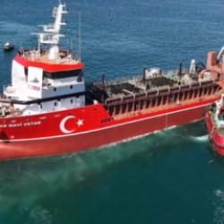 İlk yerli ve milli tarama gemisi "UAB MAVİ VATAN" suya indirildi