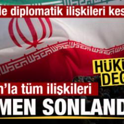 İsrail ile diplomatik ilişkileri kesmişti! H&uuml;k&uuml;met değişti! İran'la ilişkileri sonlandırdı